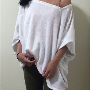White off the shoulder top